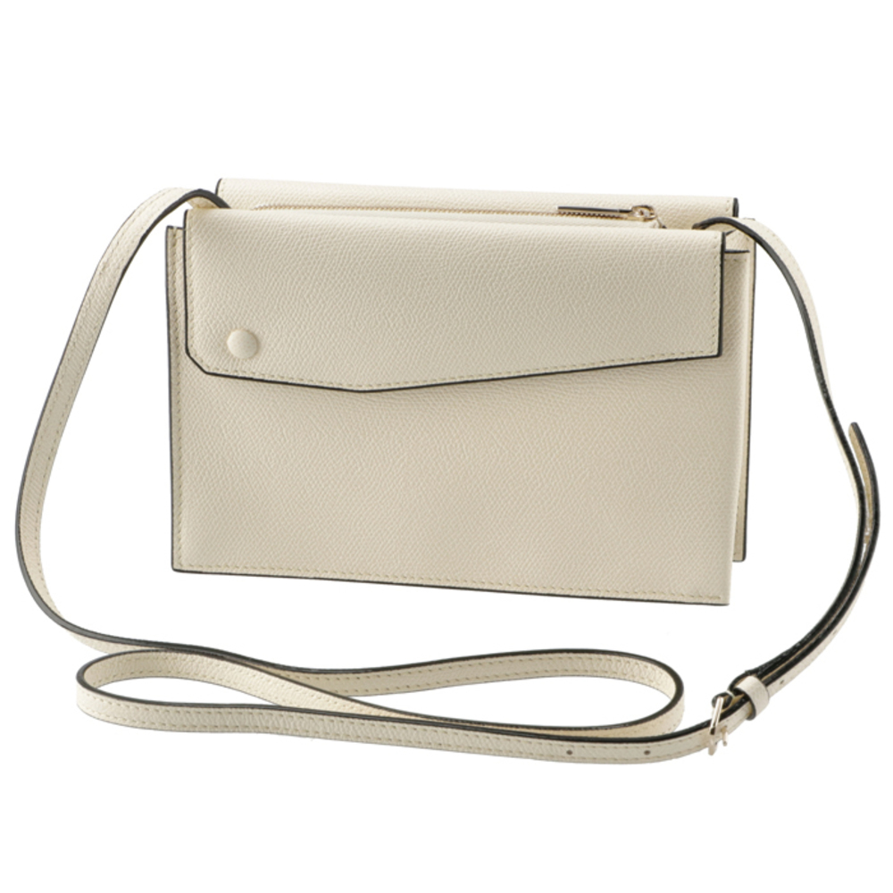 Valextra Pocket Mini Shoulder Bag White - Picture 3 of 9